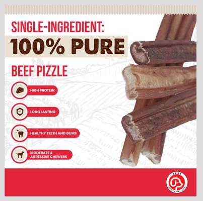 Standard 12-in Bully Sticks Dog Treats, 12 count