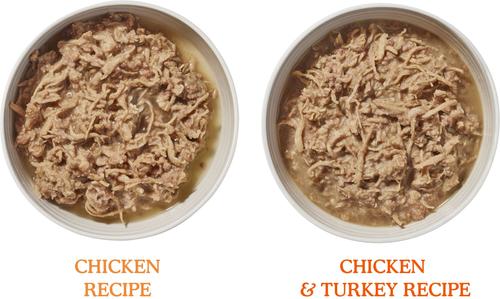 Cat Person by Weruva Shredded Chicken & Turkey in Broth Variety Pack Grain-Free Wet Cat Food, 2.75-oz cup, case of 8