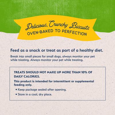 Rewards Small Breed Peanut Butter Flavored Crunchy Biscuit Dog Treats, 8-oz bag