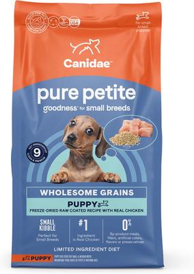Pure Petite Premium Recipe Puppy Chicken & Wholesome Grains Dry Dog Food, 4-lb bag