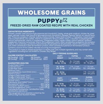 Pure Petite Premium Recipe Puppy Chicken & Wholesome Grains Dry Dog Food, 4-lb bag