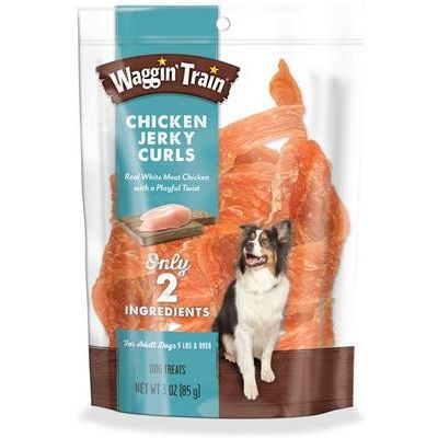 Golosinas para perros Chicken Jerky Curls, bolsa de 16 oz