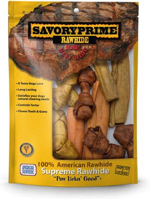 Large Assorted Flavored Bones Dog Chews, 1.5-lb bag