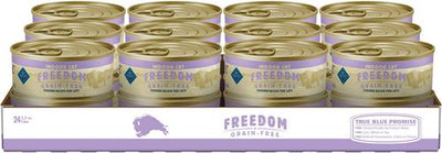 Freedom Indoor Adult Chicken Recipe Grain-Free Canned Cat Food, 5.5-oz, case of 24