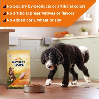 Grain-Free Chicken, Sweet Potato & Pumpkin Recipe Dry Dog Food, 12-lb bag