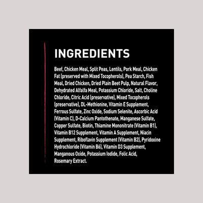 High Protein Beef Adult Grain-Free Dry Dog Food, 22-lb bag