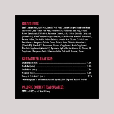 High Protein Beef Adult Grain-Free Dry Dog Food, 22-lb bag