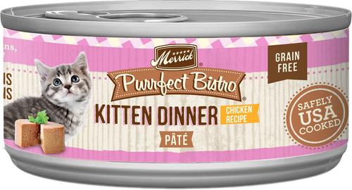 Purrfect Bistro Kitten Dinner Grain-Free Canned Cat Food, 5.5-oz, case of 24