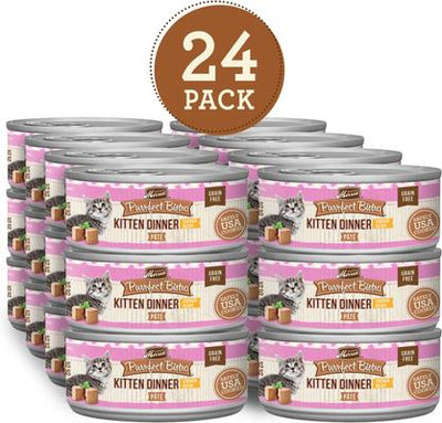 Purrfect Bistro Kitten Dinner Grain-Free Canned Cat Food, 5.5-oz, case of 24