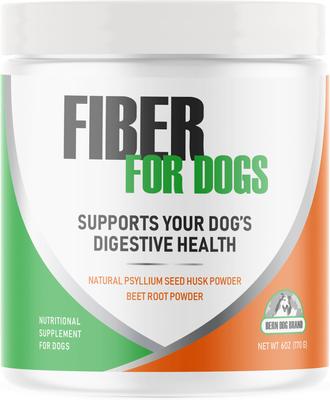 Fiber for Dogs Digestive, Diarrhea, Constipation & Anal Gland Dog Supplement, 6-oz jar