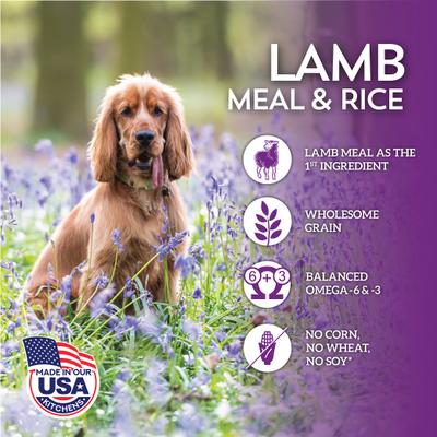 with Lamb Meal & Rice Formula Dry Dog Food, 40-lb bag