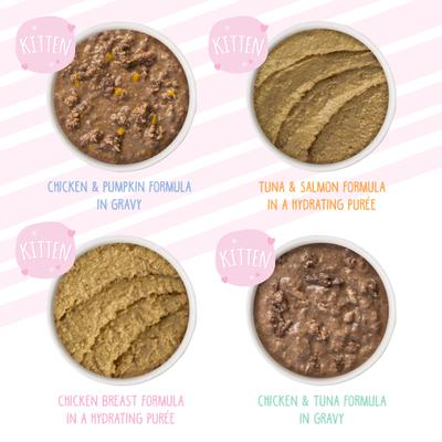 Kitchen for Kittens Variety Pack Grain-Free Wet Cat Food, 3-oz can, case of 24