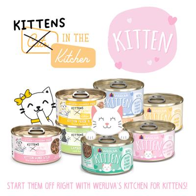 Kitchen for Kittens Variety Pack Grain-Free Wet Cat Food, 3-oz can, case of 24