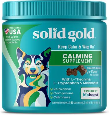 Keep Calm & Wag On Calming Aid Chew Supplement for Dogs, 120 count
