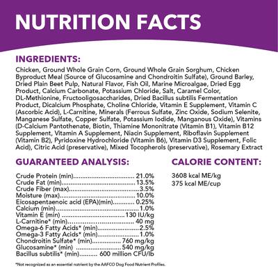 Alimento seco para perros adultos Advanced Health Mobility Support con receta de pollo y granos integrales, bolsa de 36 lb