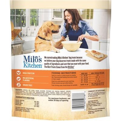Golosinas para perros con receta de cecina de pollo, bolsa de 15 oz, paquete de 2