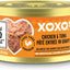 XOXO Beef & Chicken Pate Grain-Free Canned Cat Food, 3-oz can, case of 24