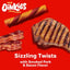 Oinkies Sizzling Twists with 100% Real Smoked Pork Bacon Flavored Rawhide-Free Natural Dog Treats, 8 count