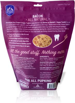 Dental Bacon Dog Treats, 30 count