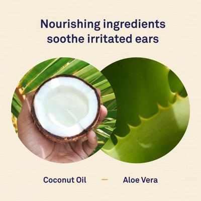 Ear Wipes with Coconut Oil & Aloe Vera for Cats, 100 count