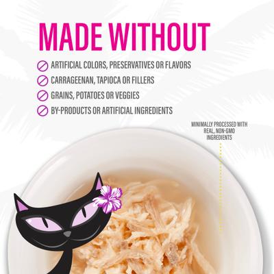 Born Carnivore Complements Chicken & Duck Recipe in Chicken Broth Grain-Free Wet Cat Food Topper, bolsa de 2.1 oz, caja de 12