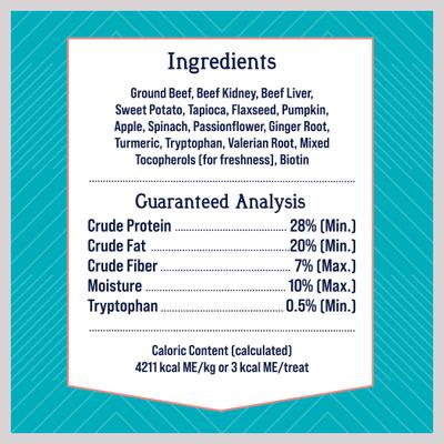 Zen Beef & Pumpkin Recipe Grain-Free Freeze-Dried Dog Treat, 4-oz bag