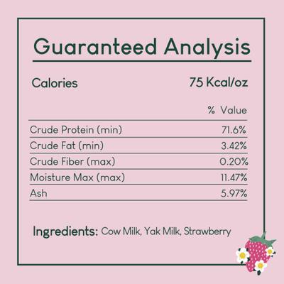 CrunCheese Natural Strawberry Flavored Crunchy Dog Treats, 0.37-lb bag