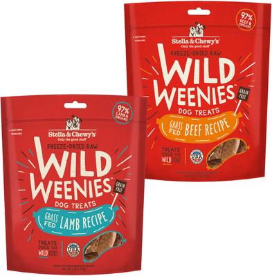 Lamb Wild Weenies Freeze-Dried Raw Dog Treats, 3.25-oz bag