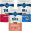 Bundle: Variety Pack - Blue Buffalo Blue Bits Tender Beef Recipe Soft-Moist Training Dog Treats, 4-oz bag, Chicken & Salmon Flavors
