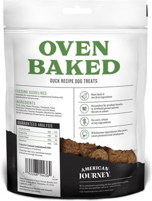 Duck Recipe Grain-Free Oven Baked Crunchy Biscuit Dog Treats, 16-oz bag