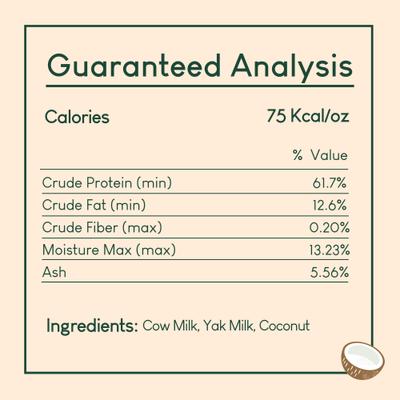 CrunCheese Natural Coconut Flavored Crunchy Dog Treats, 0.37-lb bag