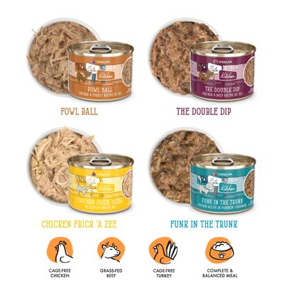 Cats in the Kitchen Word From The Bird Variety Pack Wet Cat Food, 6.0-oz can, case of 12