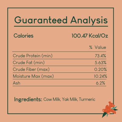 CrunCheese Natural Turmeric Flavored Crunchy Dog Treats, 0.37-lb bag