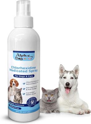 Chlorhexidine & Ketoconazole Scent Dog, Cat & Small Pet Spray, 8-fl oz bottle