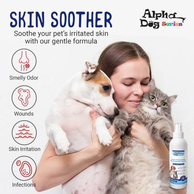 Chlorhexidine & Ketoconazole Scent Dog, Cat & Small Pet Spray, 8-fl oz bottle