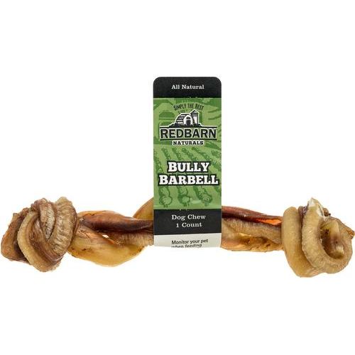 Golosinas para perros Naturals Bully Barbells, caja de 50