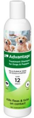 Flea & Tick Treatment Shampoo for Dogs & Puppies, 8-fl oz bottle