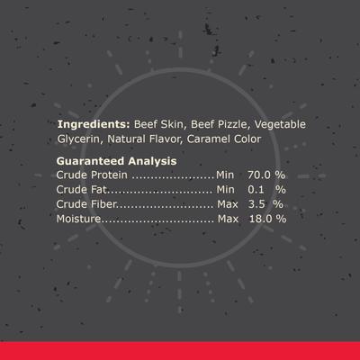 Beef & Bully Sticks, Medium, 48 Count