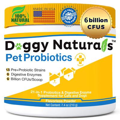 Probiotics Advanced Max-Strength Cat & Dog Digestive Supplement, 7.4-oz bag