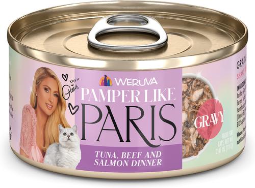 Salmon & Tuna Dinner Grain-Free Shredded Wet Cat Food, 2.47-oz can, case of 12