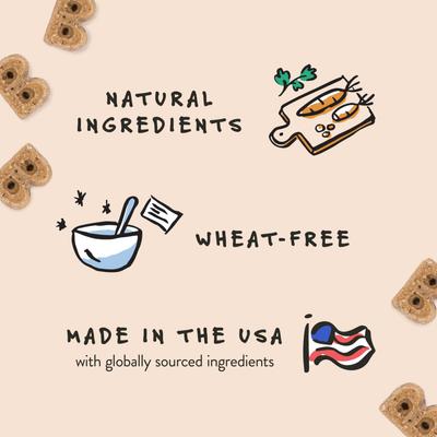 Berries & Cream Soft & Chewy Dog Treats, 6-oz bag