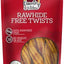 Rawhide-Free Twists Beef Dog Chew Treats, 3 count