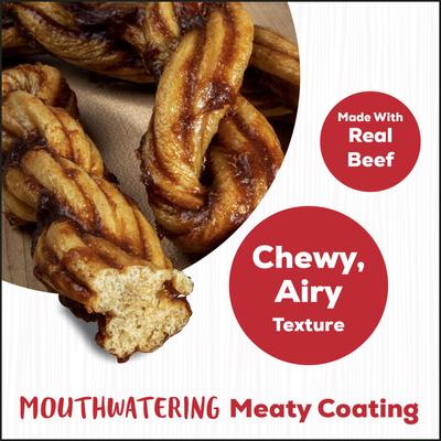 Rawhide-Free Twists Beef Dog Chew Treats, 3 count