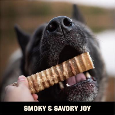 6-in Smoked Beef Trachea Dog Treat, 3 count