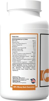 Liver Support Chewable Tablets Dog & Cat Supplement, 60 count