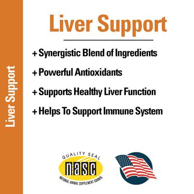 Liver Support Chewable Tablets Dog & Cat Supplement, 60 count
