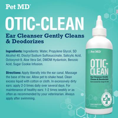 Otic-Clean with Sugar Cookie Scent Dog & Cat Supplement, 8-fl oz bottle
