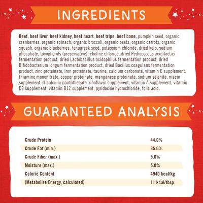 Paquete: Stella & Chewy's Marie's Magical Dinner Dust What's Shak'n Bac'n + Beef Freeze-Dried Dog Food Topper