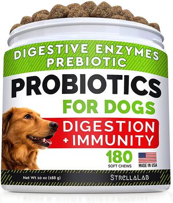 Probiotics Soft Chew Digestive Supplement for Dogs, 240 count