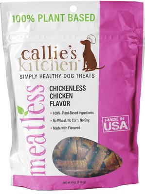 Chickenless Chicken Flavor Dog Treats, 4-oz bag